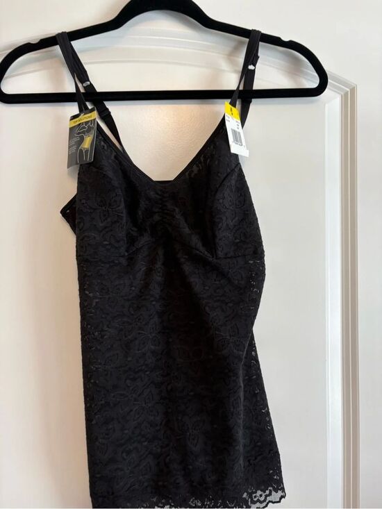 Top solutions Other - NWT’s-Black Lace Shaping Camisole with Adjustable Straps